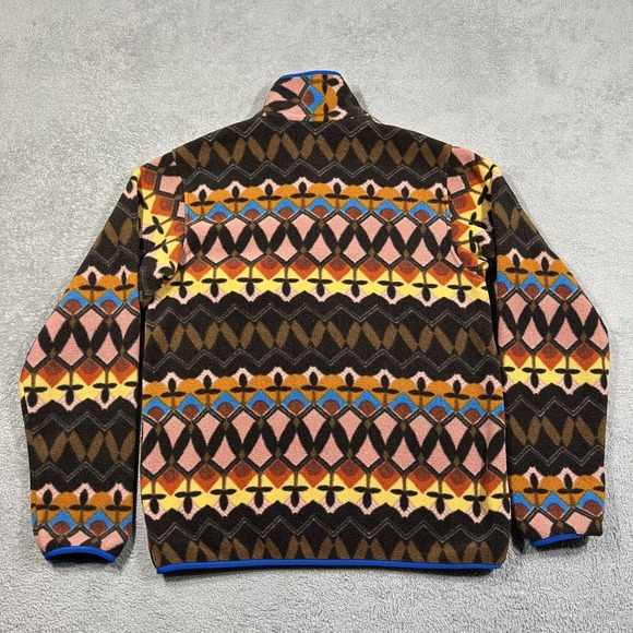 Patagonia Synchilla Snap T Fleece Pullover Womens S Companions Big Anthos Pink - Picture 11 of 13